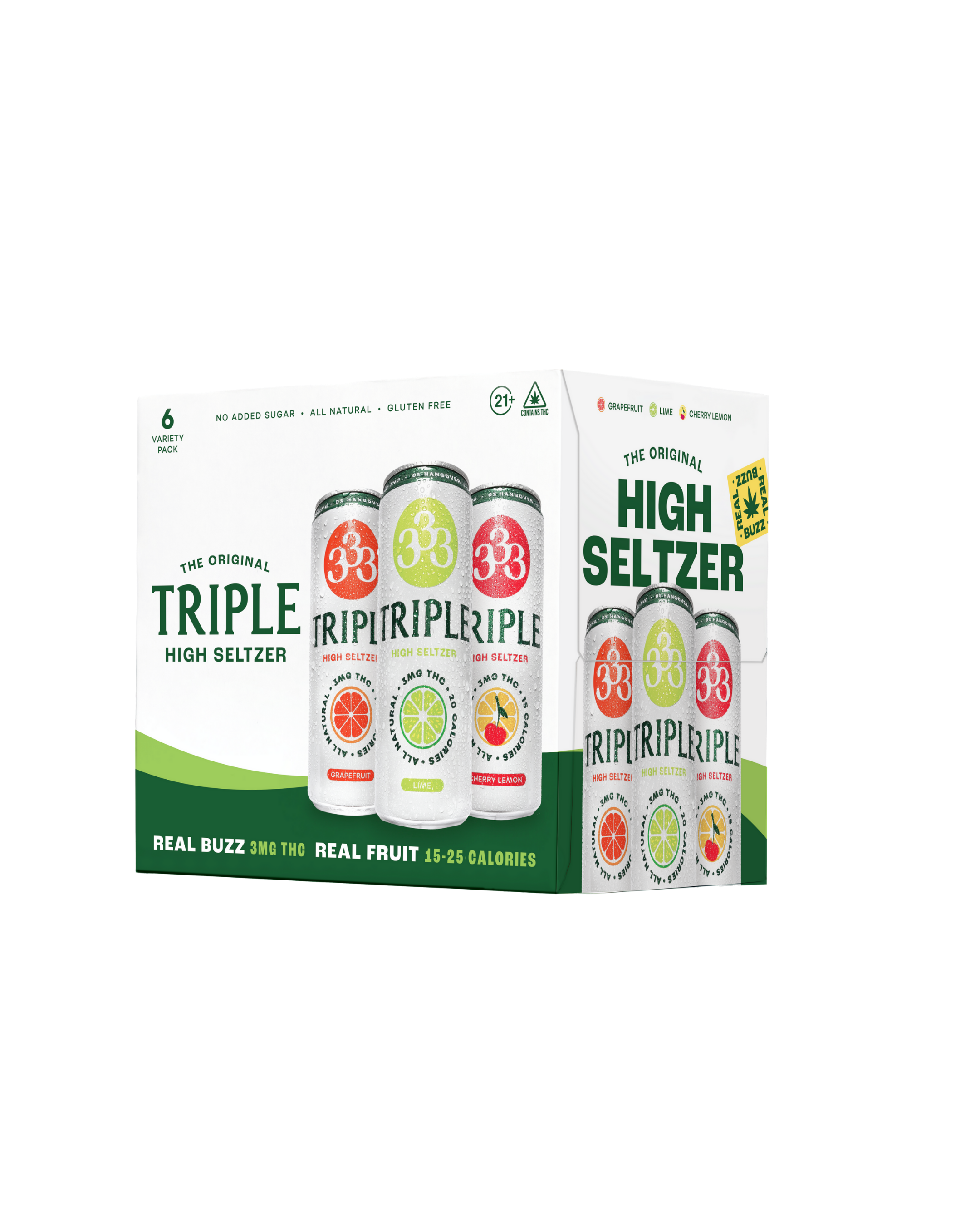 THC Seltzer Variety Pack | Drink Triple