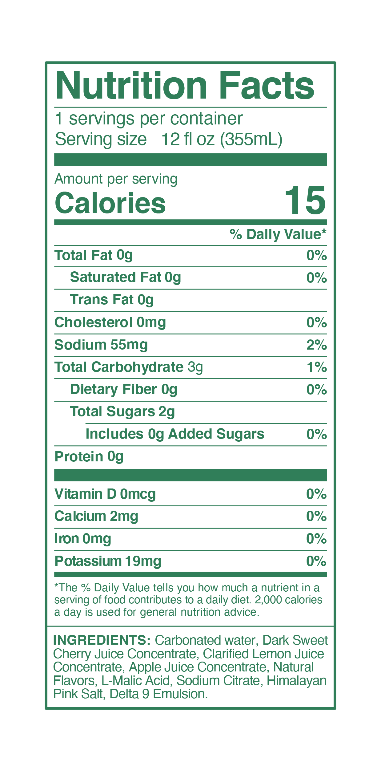 Cherry Lemon THC Seltzer 4-Pack