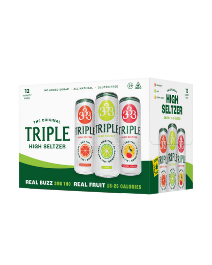 THC Seltzer Variety 12-Pack
