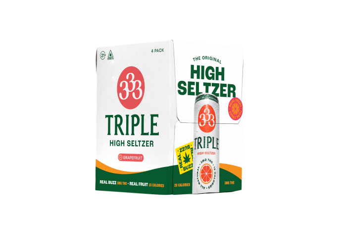 Grapefruit THC Seltzer 4-Pack