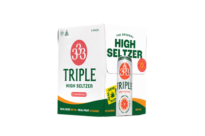 Grapefruit THC Seltzer 4-Pack