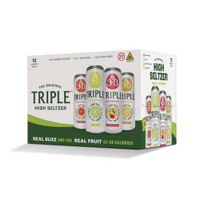 THC Seltzer Variety 12-Pack