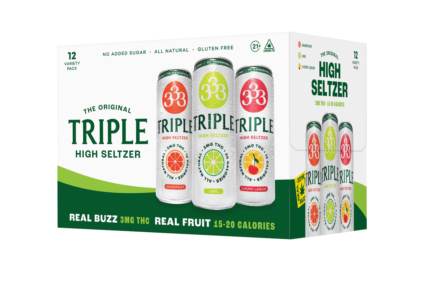 THC Seltzer Variety 12-Pack